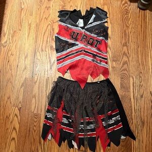 Girls’ Zombie Cheerleader Halloween Costume